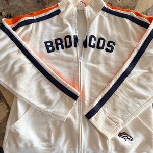 NFL Broncos Kids White and Navy Jacket